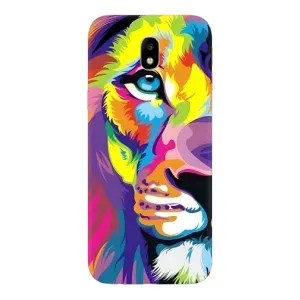 Чохол з картинкою ЛЕВ для Samsung Galaxy J7 2017 (J730F европейская версия) (VPrint) (Яскравий Лев)