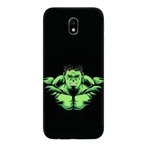 Чехлы с героями Марвел Samsung Galaxy J7 2017 (J730F европейская версия) (VPrint) (Зелёный Халк)