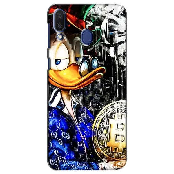 Чехол с принтом «Биткойн Скрудж» для Samsung Galaxy M20 (M205)