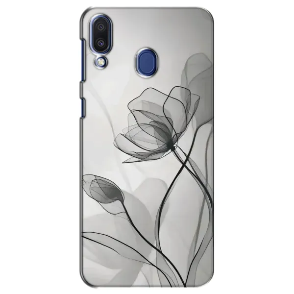 Чохол з принтом «Чорні квіти» для Samsung Galaxy M20 (M205)