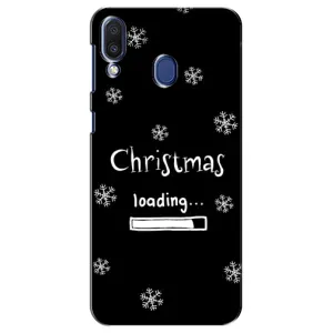 Рождественские, Праздничные Чехлы для Самсунг М20 (Christmas loading)