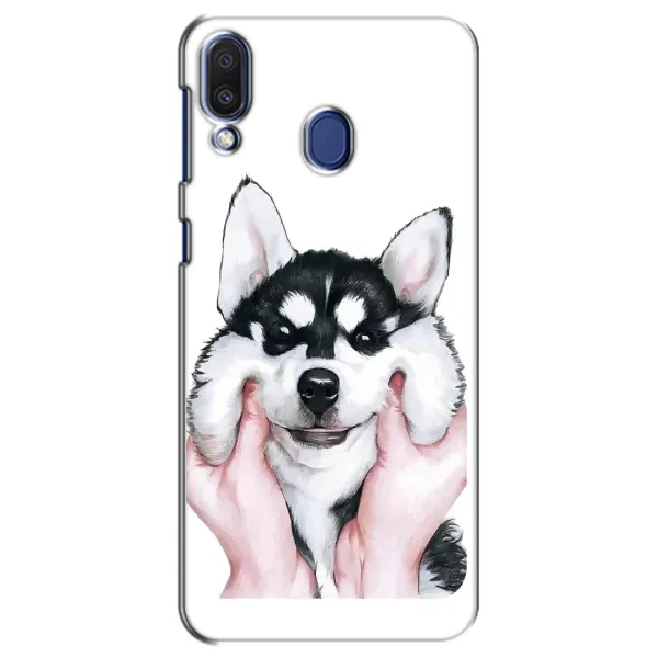 Чохол з принтом «Радісний Хаскі» для Samsung Galaxy M20 (M205)