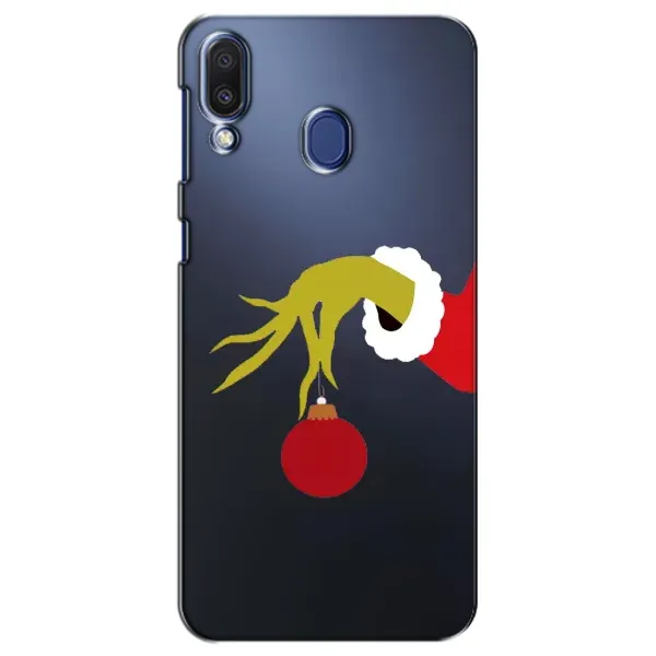 Чехол с принтом «Гринч с игрушкой» для Samsung Galaxy M20 (M205)