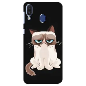 Чохол з принтом для Samsung Galaxy M20 (M205) (AlphaPrint) Модні коти (Сумний кіт)