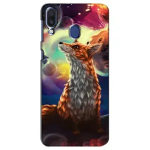 Чехлы с картинкой Лисички для Samsung Galaxy M20 (M205) (VPrint) (Лисица в космосе)
