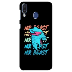 Чехлы Мистер Бист для Самсунг М20 (logo Mr beast)