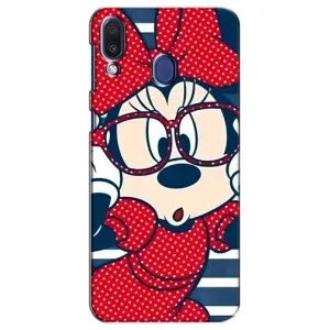 Міккі Маус чохол для Samsung Galaxy M20 (M205) (AlphaPrint - Мультяшні) (Маус в окулярах)