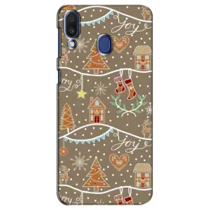 Новогодние, Праздничные Чехлы для Samsung Galaxy M20 (M205) - 2024 год (Новогодние пряники)
