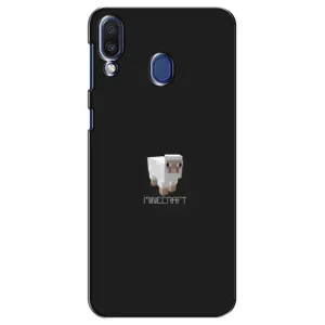 Чехол Майнкрафт на Samsung Galaxy M20 (M205) (AlphaPrint) Minecraft (Овечка Майнкрафт)