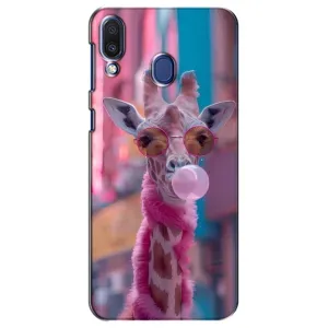 Чохол з принтом «Стильна жирафа» для Samsung Galaxy M20 (M205)