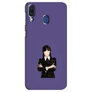 Чохли Венсдей на Samsung Galaxy M20 (M205) Уенсдей (AlphaPrint) (Венздей у чорному)