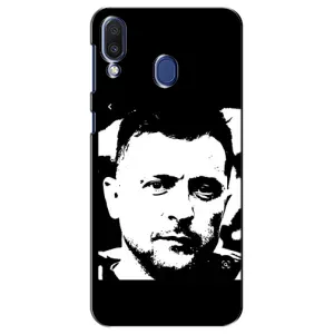 Чохол для Samsung Galaxy M20 (M205) (AlphaPrint - с принтом Зеленського) (Зеленский АРТ)