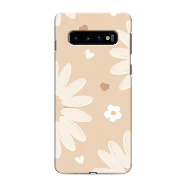 Чехол с принтом «Бежевые цветы» для Samsung Galaxy S10e Чехол с принтом «Бежевые цветы» для Samsung Galaxy S10e