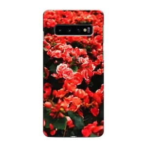 Чохли з квітами для Samsung Galaxy S10e (VPrint) (Квіти червоні)