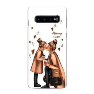 Чохол з друком для Samsung Galaxy S10e - (Мама з дитинкою) (AlphaPrint) (Донька і мама)