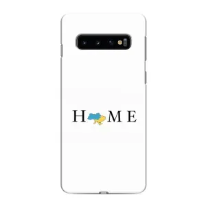 Чехол для Патриота Украины Samsung Galaxy S10e - (AlphaPrint) (Home)