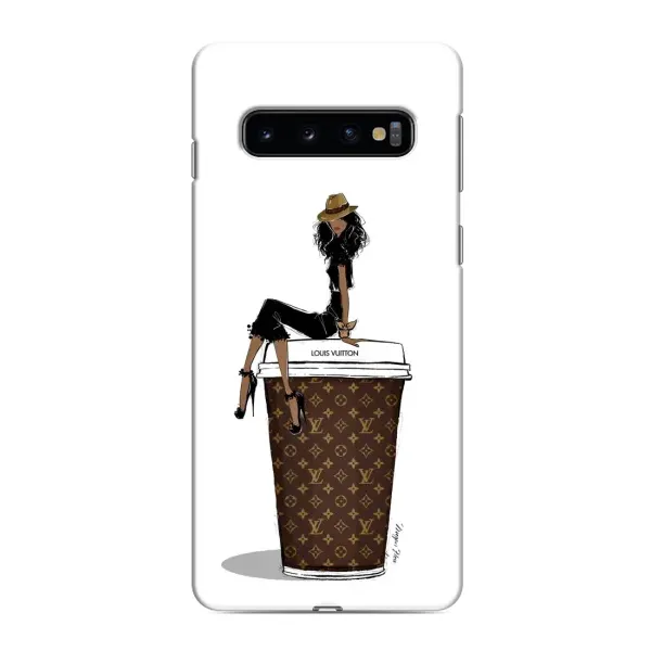 Чехол с принтом «кофе LOUIS VUITTON» для Samsung Galaxy S10e