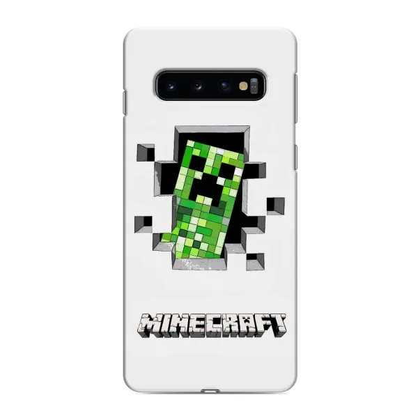 Чехол с принтом «крипер Майнкрафт» для Samsung Galaxy S10e Чехол с принтом «крипер Майнкрафт» для Samsung Galaxy S10e