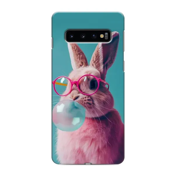 Чехол с принтом «Кролик в очках» для Samsung Galaxy S10e