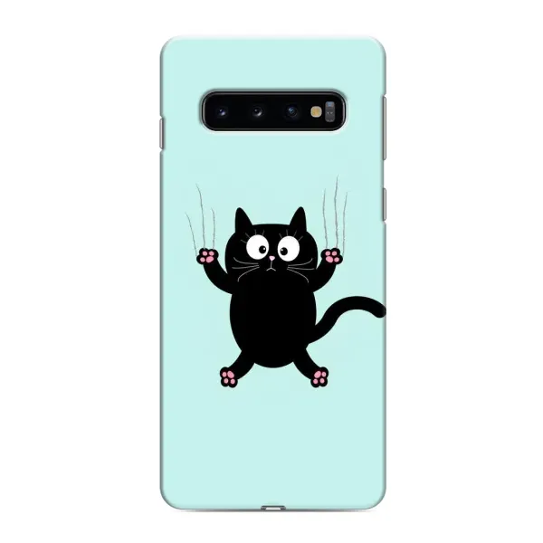 Чехол с принтом «Падающий кот» для Samsung Galaxy S10e