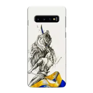 Чехлы Доброго вечора, ми за України для Самсунг С10е (AlphaPrint) (Победа)