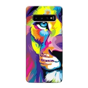Чохол з картинкою ЛЕВ для Samsung Galaxy S10e (VPrint) (Яскравий Лев)