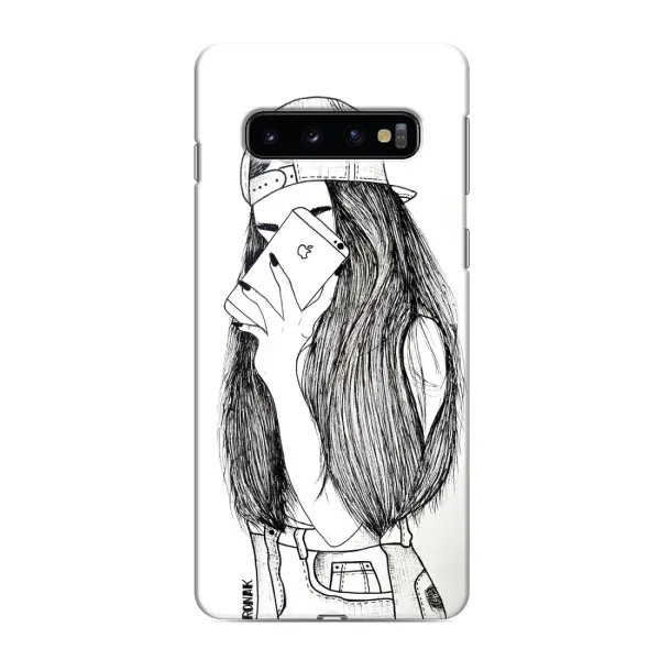 Чехол с принтом «Фото девочки» для Samsung Galaxy s10 Plus