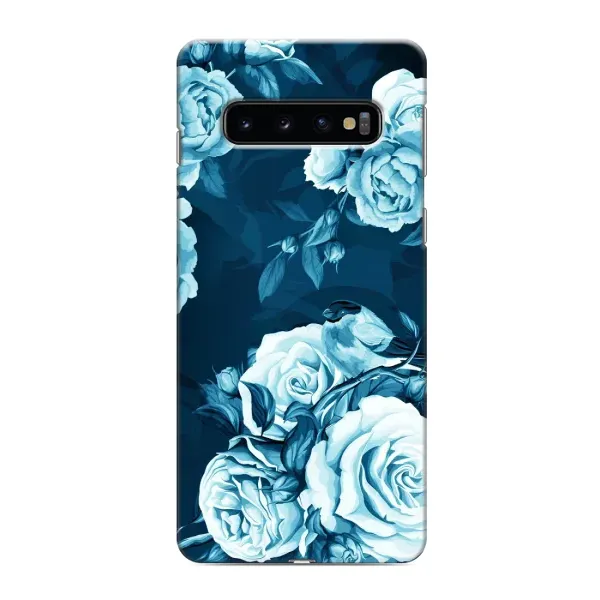 Чехол с принтом «Голубые Бутоны» для Samsung Galaxy s10 Plus