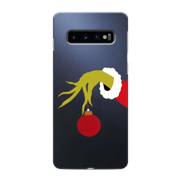 Чехол с принтом «Гринч с игрушкой» для Samsung Galaxy s10 Plus Чехол с принтом «Гринч с игрушкой» для Samsung Galaxy s10 Plus