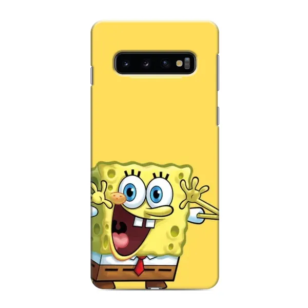 Чохол з принтом «Губка Боб» для Samsung Galaxy s10 Plus