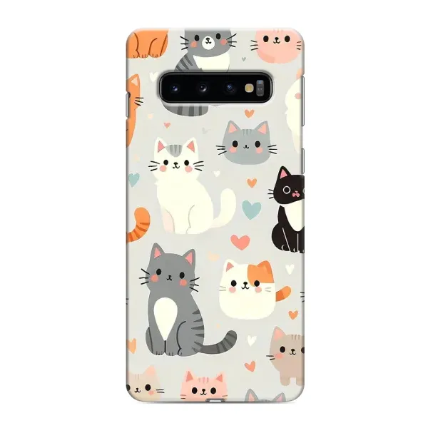 Чехол с принтом «Коллаж котов» для Samsung Galaxy s10 Plus