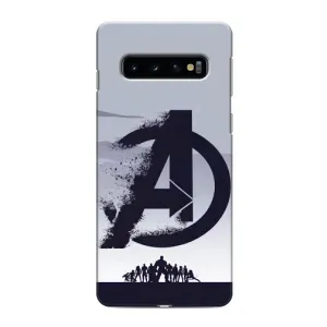 Чехлы с героями Марвел Samsung Galaxy s10 Plus (VPrint) (Команда А)