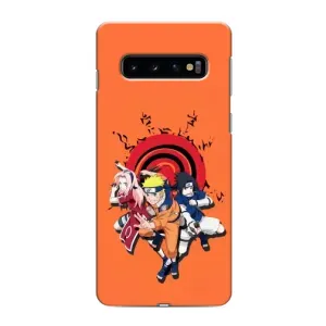 Naruto Anime Чехлы для Самсунг С10 Плюс (AlphaPrint) (команда Наруто)