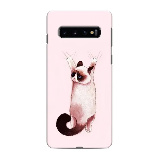 Чехол с принтом «Котик падает» для Samsung Galaxy s10 Plus