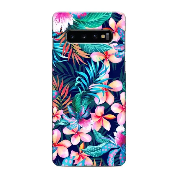 Чехол с принтом «Красочные цветы» для Samsung Galaxy s10 Plus