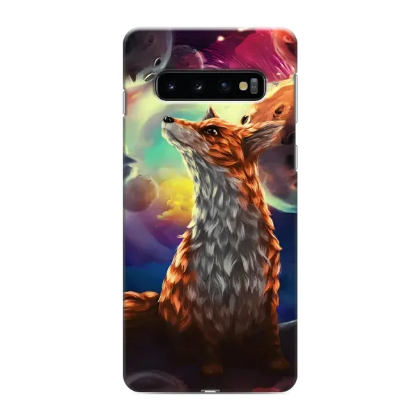 Чехол с принтом «Лисица в космосе» для Samsung Galaxy s10 Plus