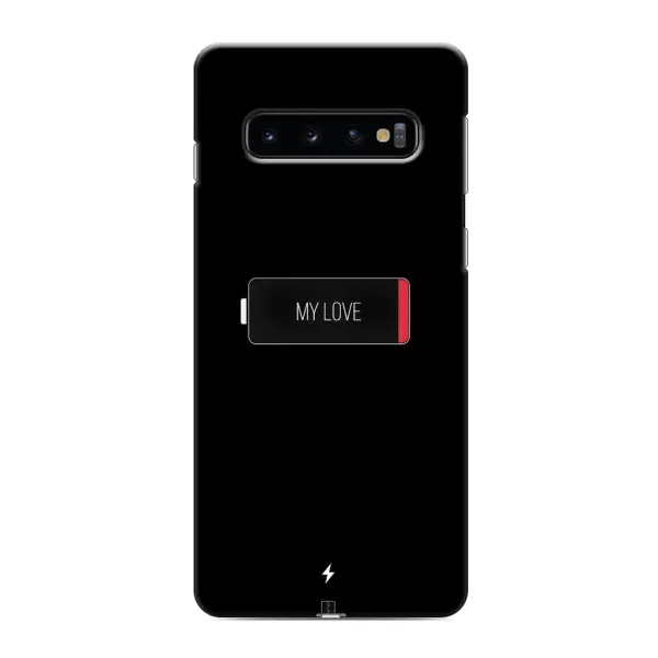 Чехол с принтом «Love battery» для Samsung Galaxy s10 Plus