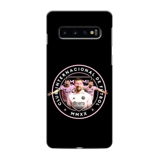 Чехол с принтом «Месси в лого» для Samsung Galaxy s10 Plus