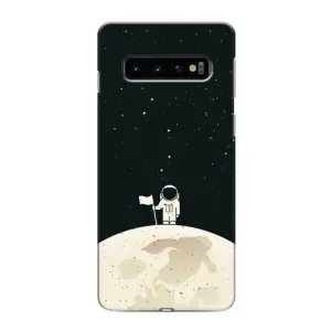 Космические Чехлы для Самсунг С10 Плюс (VPrint) (На луне)