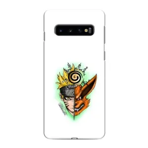 Naruto Anime Чехлы для Самсунг С10 Плюс (AlphaPrint) (Наруто Курама)