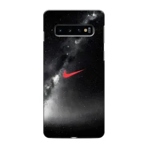 Чехол для Samsung Galaxy s10 Plus - с принтом Найк (AlphaPrint) (Найк красный)