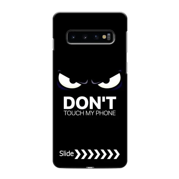 Чехол с принтом «Не трогай телефон» для Samsung Galaxy s10 Plus