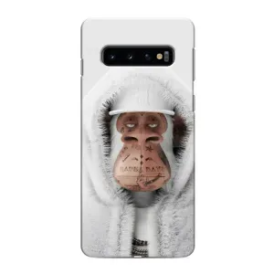Чехлы с Обезьянами NFT для Samsung Galaxy s10 Plus (AlphaPrint) (обезьяна NFT в тату)