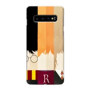 Чехлы с Гарри Поттером для Samsung Galaxy s10 Plus (AlphaPrint) (обложка Гарри Поттера)
