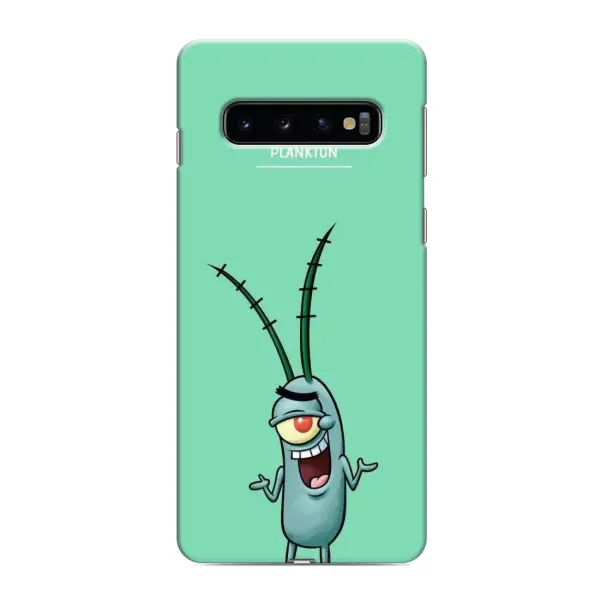 Чохол з принтом «Персонаж Планктон» для Samsung Galaxy s10 Plus