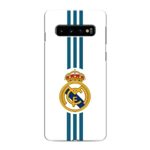 ФК Реал Мадрид чехлы для Samsung Galaxy s10 Plus (AlphaPrint) (Реал Мадрид на белом)