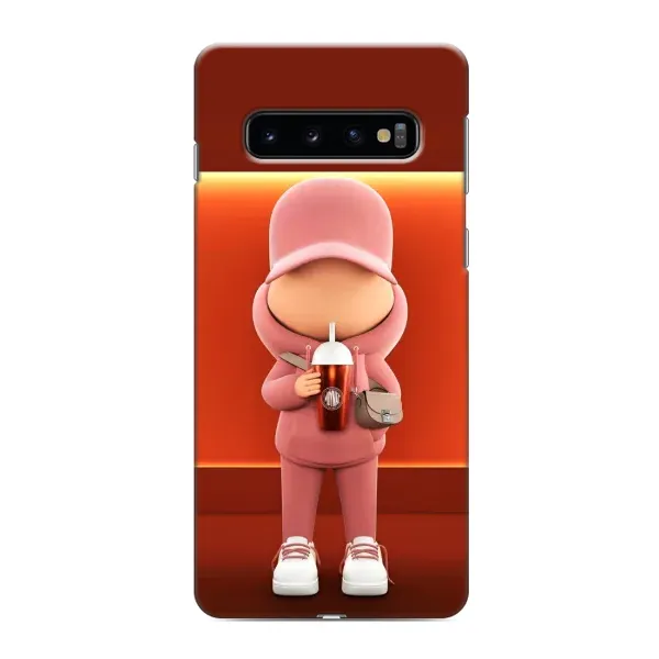 Чехол с принтом «С Кофе» для Samsung Galaxy s10 Plus Чехол с принтом «С Кофе» для Samsung Galaxy s10 Plus