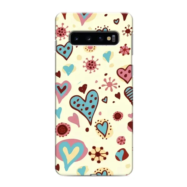 Чехол с принтом «Сердечки» для Samsung Galaxy s10 Plus