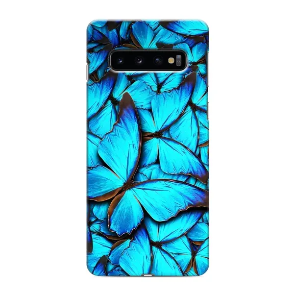Чехол с принтом «Синие бабочки» для Samsung Galaxy s10 Plus