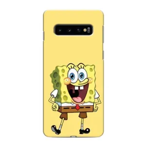 Чохол з принтом «Веселий Спанч Боб» для Samsung Galaxy s10 Plus